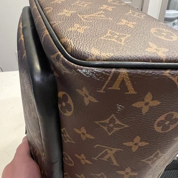 LOUIS VUITTON Monogram Macassar Josh Backpack Brown Black - Picture 7 of 7